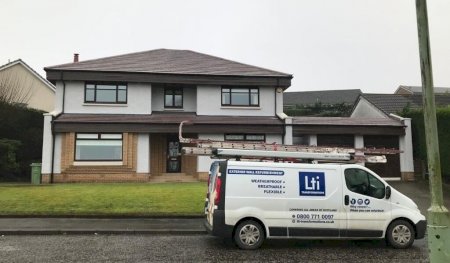 Brown Roof Coating Refurbishment