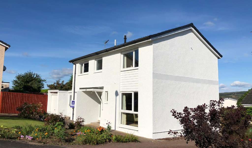 Exterior Wall Coating in Polar White