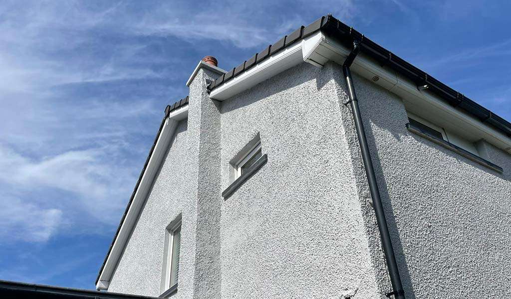 Exterior Wall Coating in Autumn Cloud