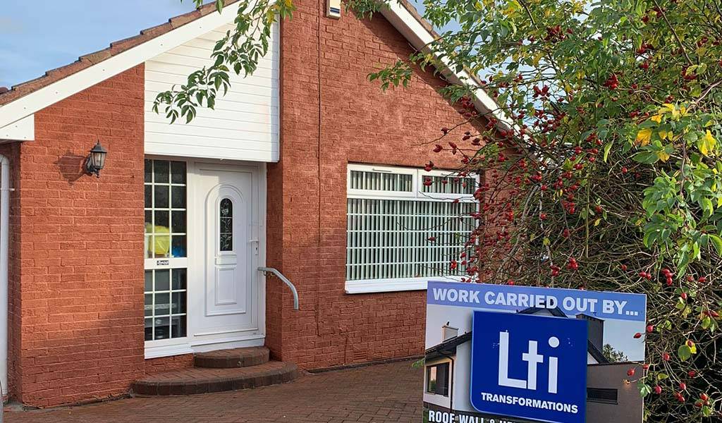 Exterior Wall Coating in Terracotta